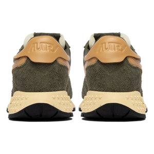 Autry - Reelwind Low Bicolore Suede Sneakers | Khaki
