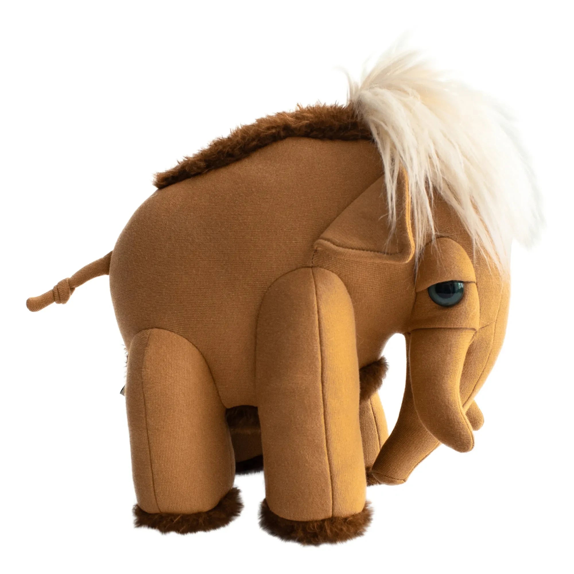 Bigstuffed - Plush Mammoth - 30 cm | Brown