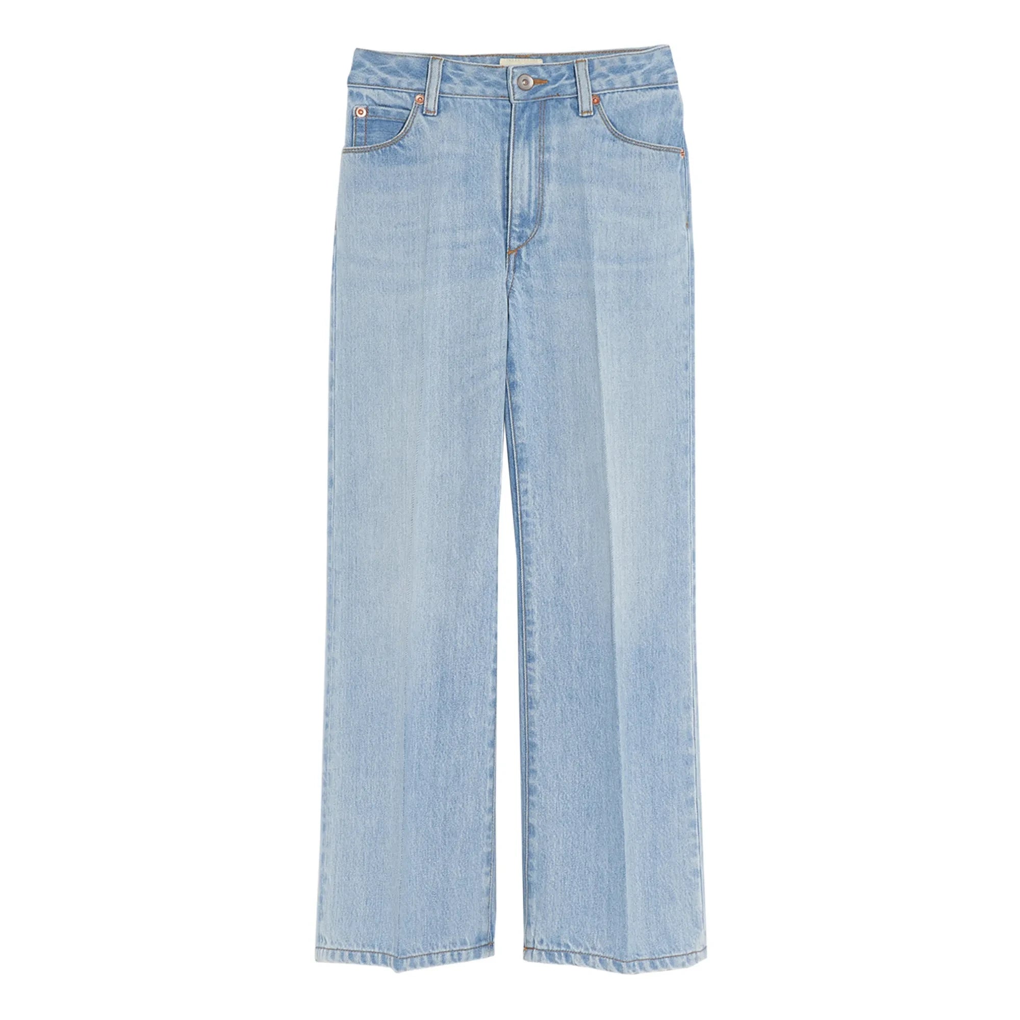 Bellerose - Wide Leg Gardenia Jeans | Bleached Denim
