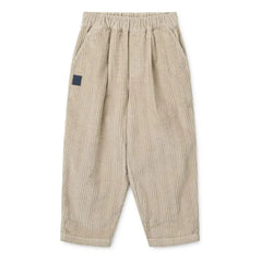Liewood - Borris Organic Cotton Velvet Pants | Beige