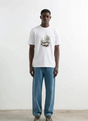 Edmmond Studios - Wander Cotton T-Shirt | White