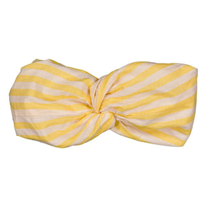 Louis Louise - Francesca Striped Headband | Yellow