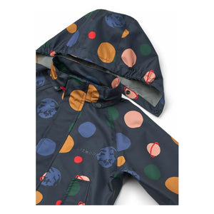 Liewood - Pedia Recycled Fiber Raincoat Set | Navy Blue