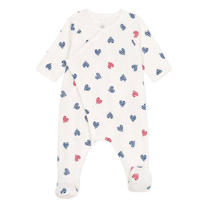 Petit Bateau - Baye organik pamuklu pijama | Ekru