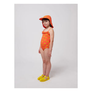 Bobo Choses - Sunflower Swimsuit Made from Recycled Fibers | Red