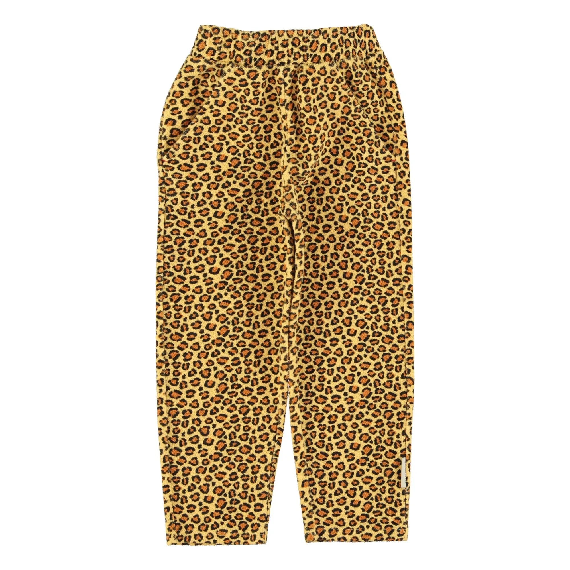 Piupiuchick - Organik Pamuk Leopar Jogger Pantolon | Hardal