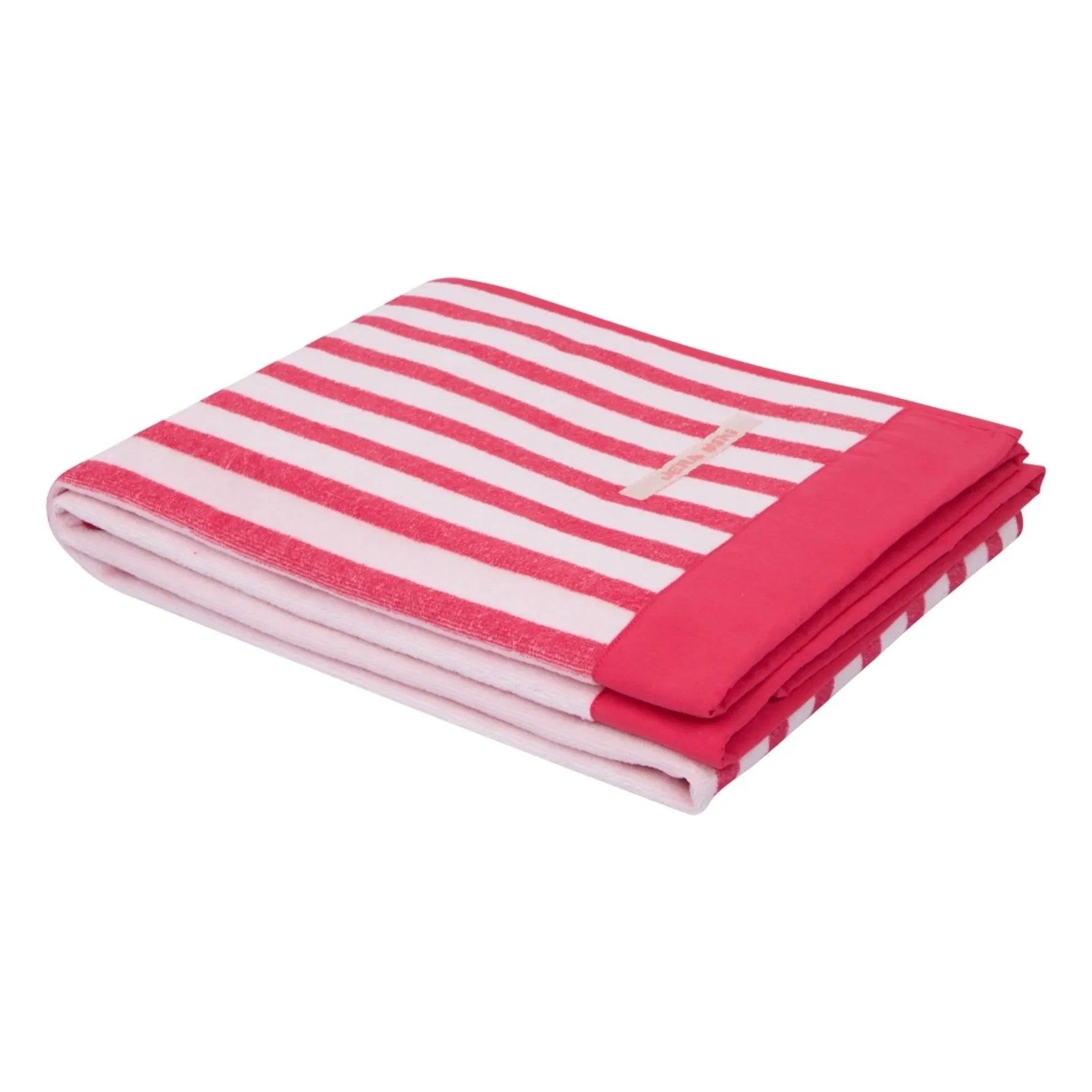 Jera Mini - Striped Towel Beach Towel | Pink