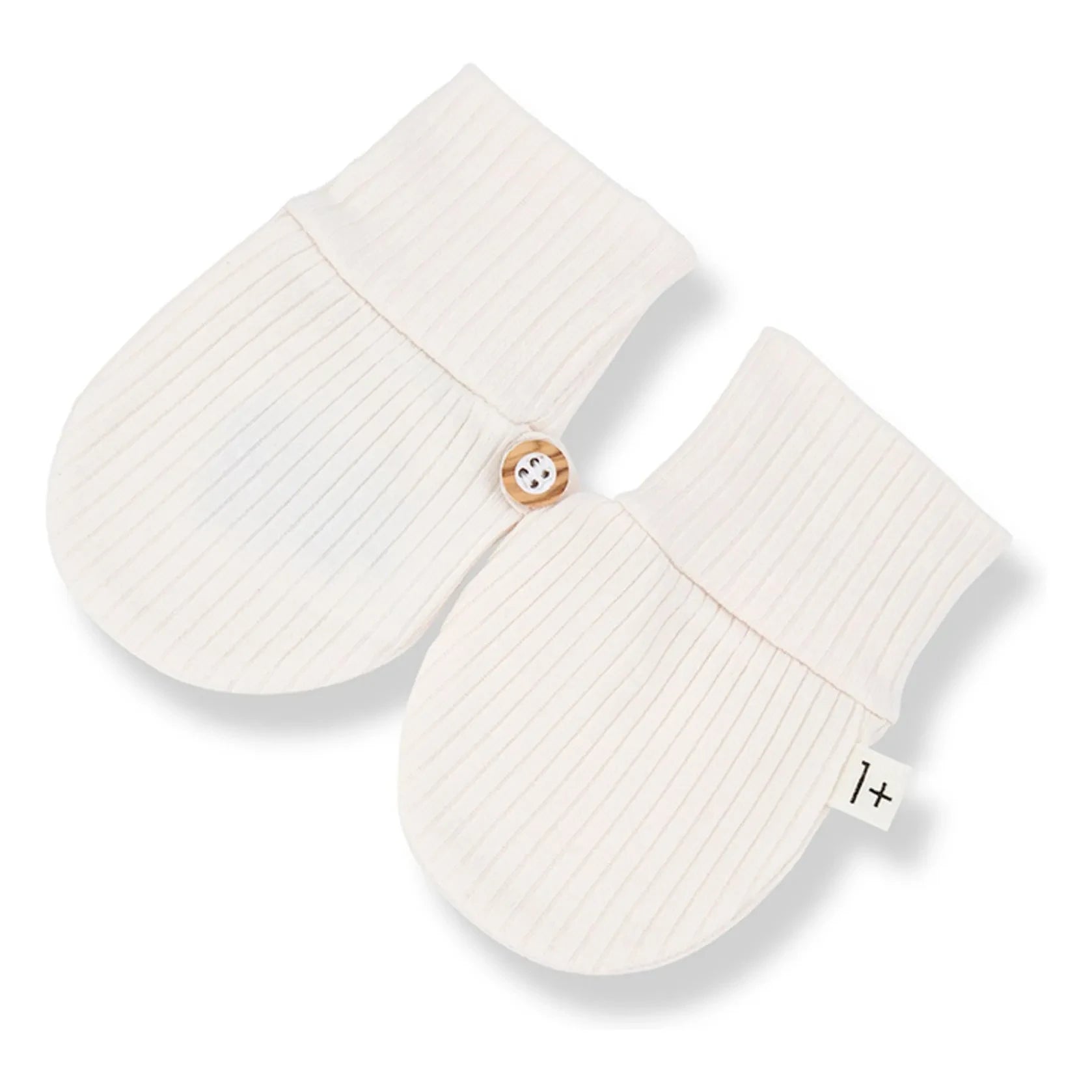 1+ in the family - Nura Ribbed Gloves | Ecru