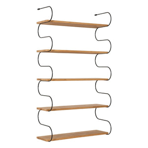 Schneid Studio - Onda Oak Wood Shelf | Black