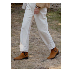 Socque Paris - Clyde Suede Boots | Caramel