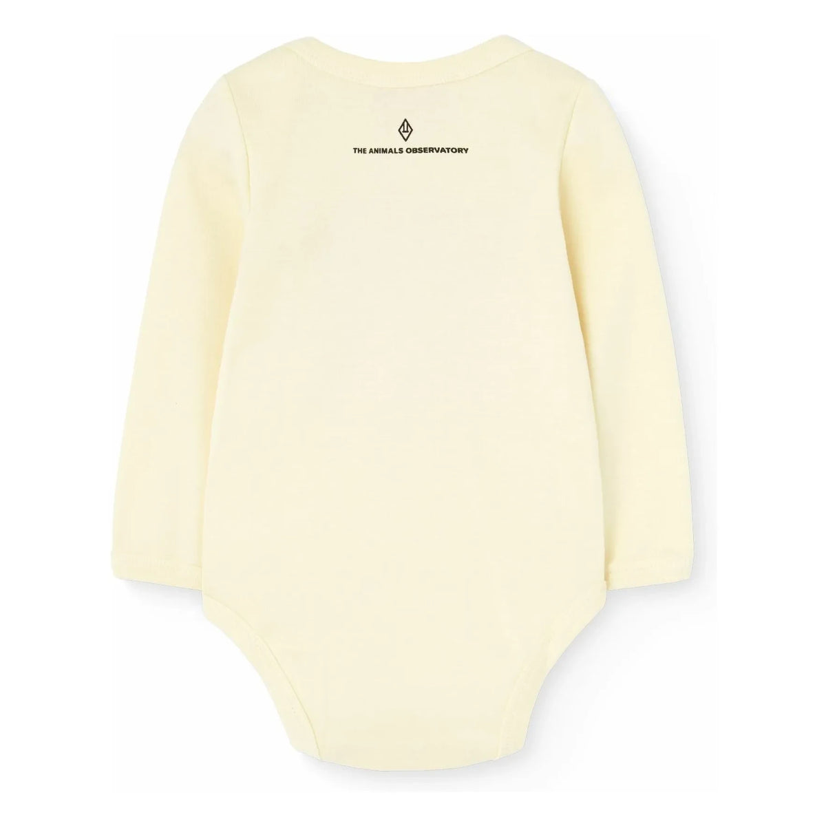 The Animals Observatory - Wasp Love organic cotton bodysuit | Pale yellow