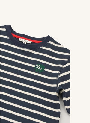 Liewood - Tyler Striped Organic Cotton T-Shirt | Navy