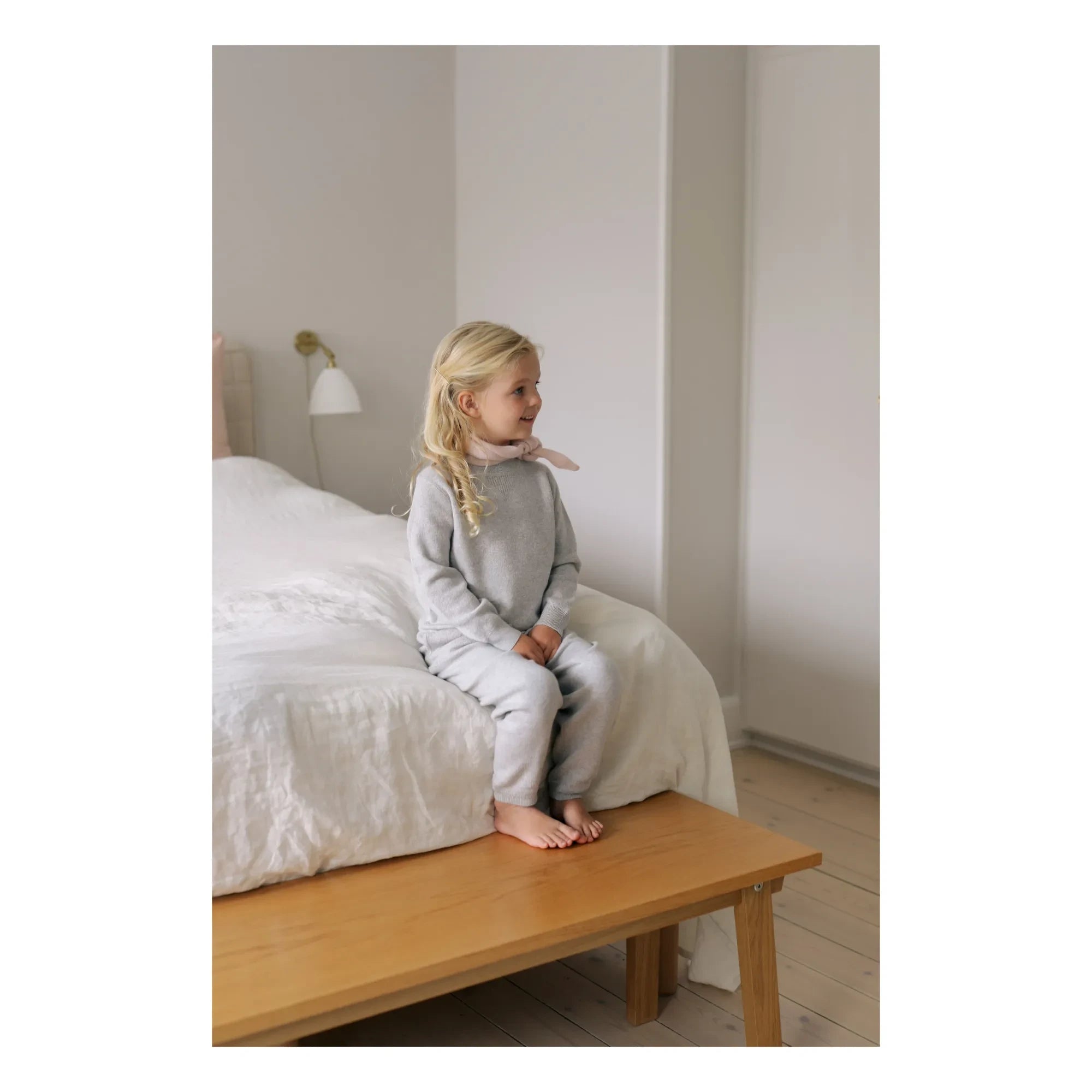 Holmm - Reims Cotton Cashmere Sweatpants | Gray