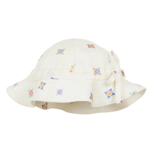 Arsène et Les Pipelettes - Linen Knotted Hat | Ecru