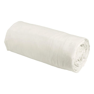 La cerise sur le gâteau - Organic Cotton Celeste Elastic Fitted Sheet | White