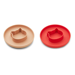 Liewood - Gordon Plates - Set of 2 | Red