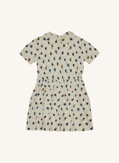 FUB - Organic Cotton Flower Dress | Cream