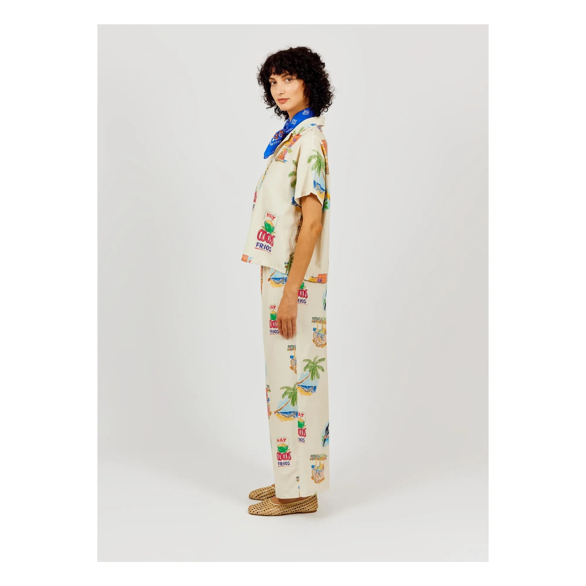 a.p - Cocos Cotton Pants | Cream