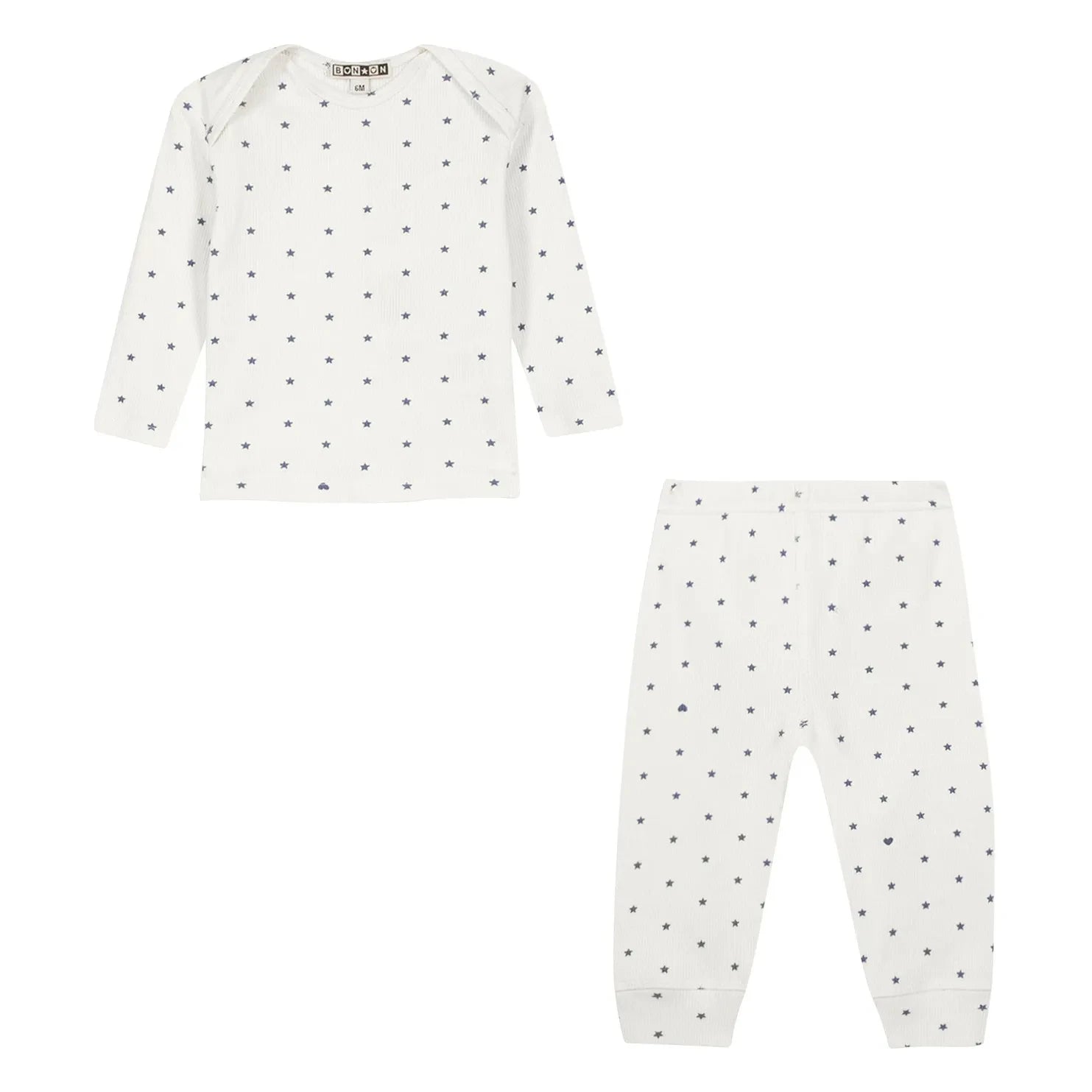 Bonton - Patino Star-Print Pajamas | Blue