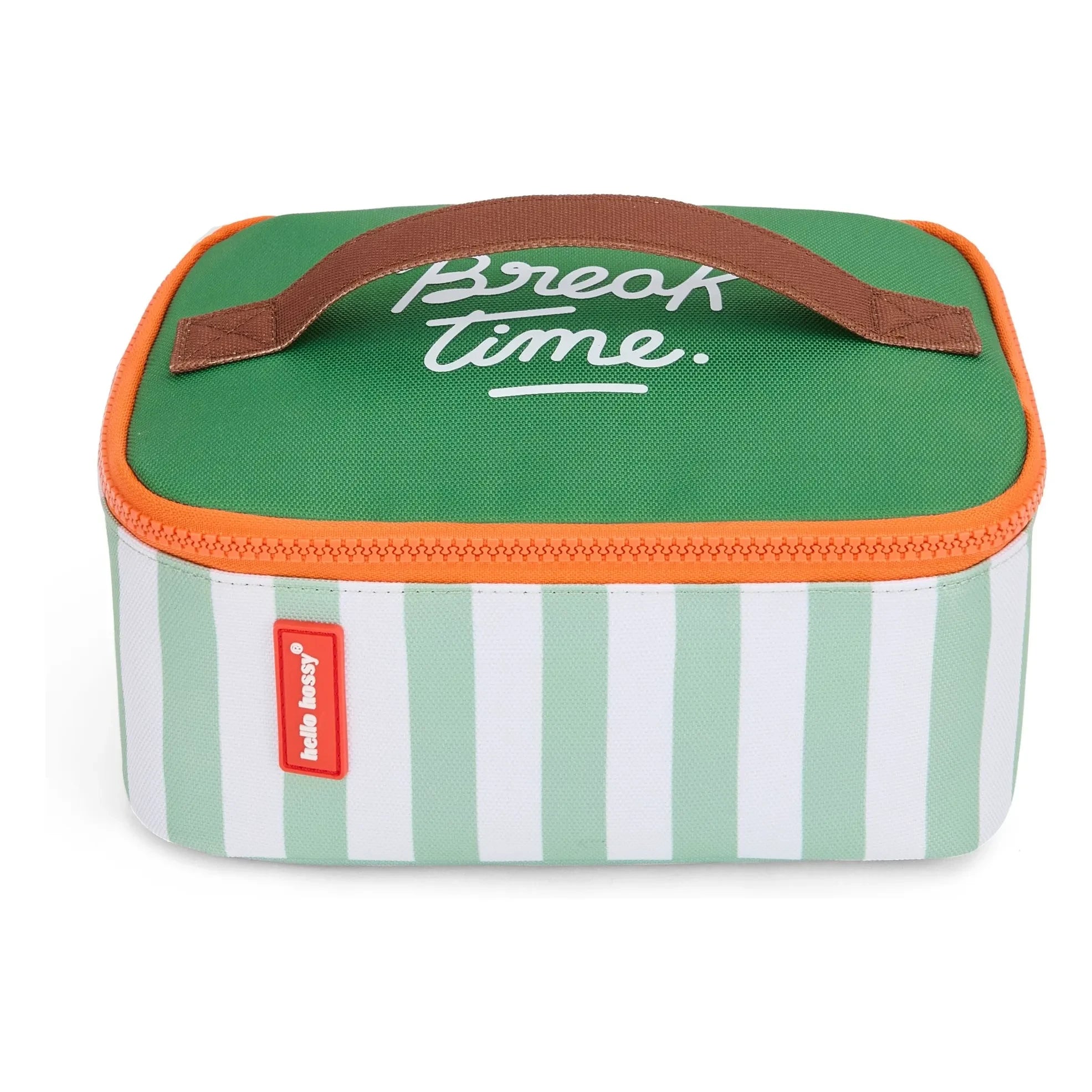 Hello Hossy - Striped Isotherme Lunch Box | Green