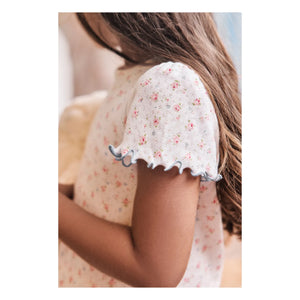Tartine et Chocolat - Short Floral Pajama | Ivory