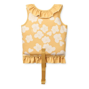 Liewood - Dove swim vest | Flower/Lemon yellow