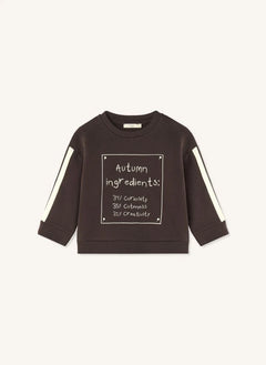 Fliink - Alvin Autumn Organic Cotton Sweatshirt | Brown