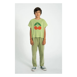 Piupiuchick - Ma Chérie Organic Cotton Sponge T-Shirt | Olive