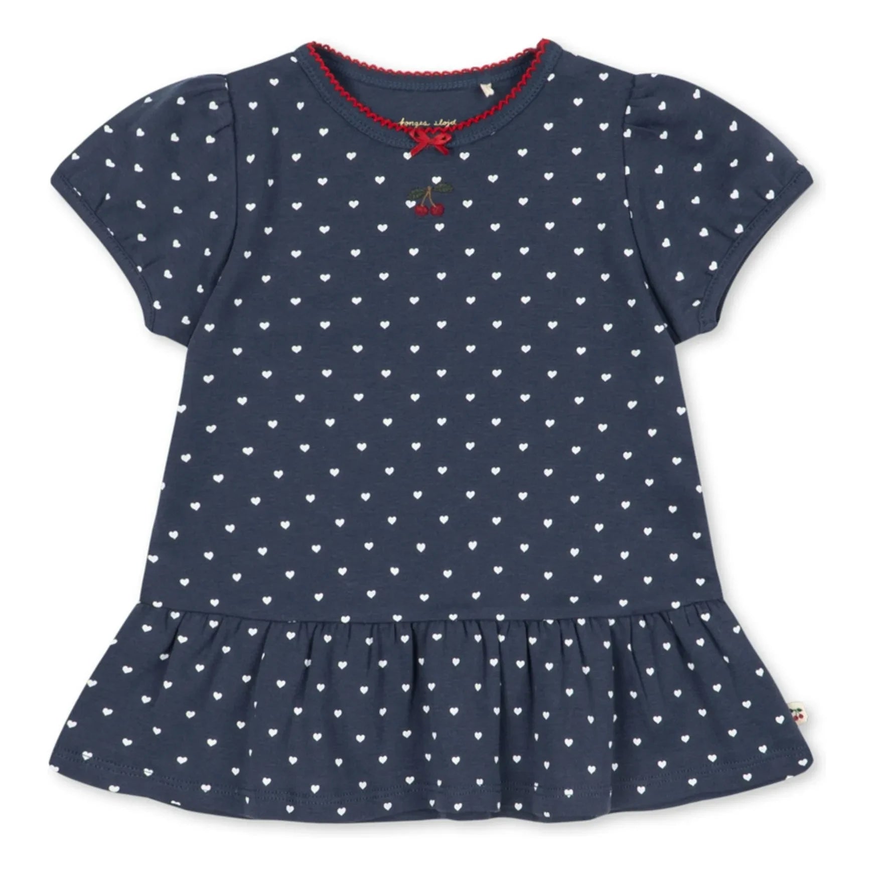 Konges Sløjd - Drawstring Organic Cotton T-Shirt | Dark Blue