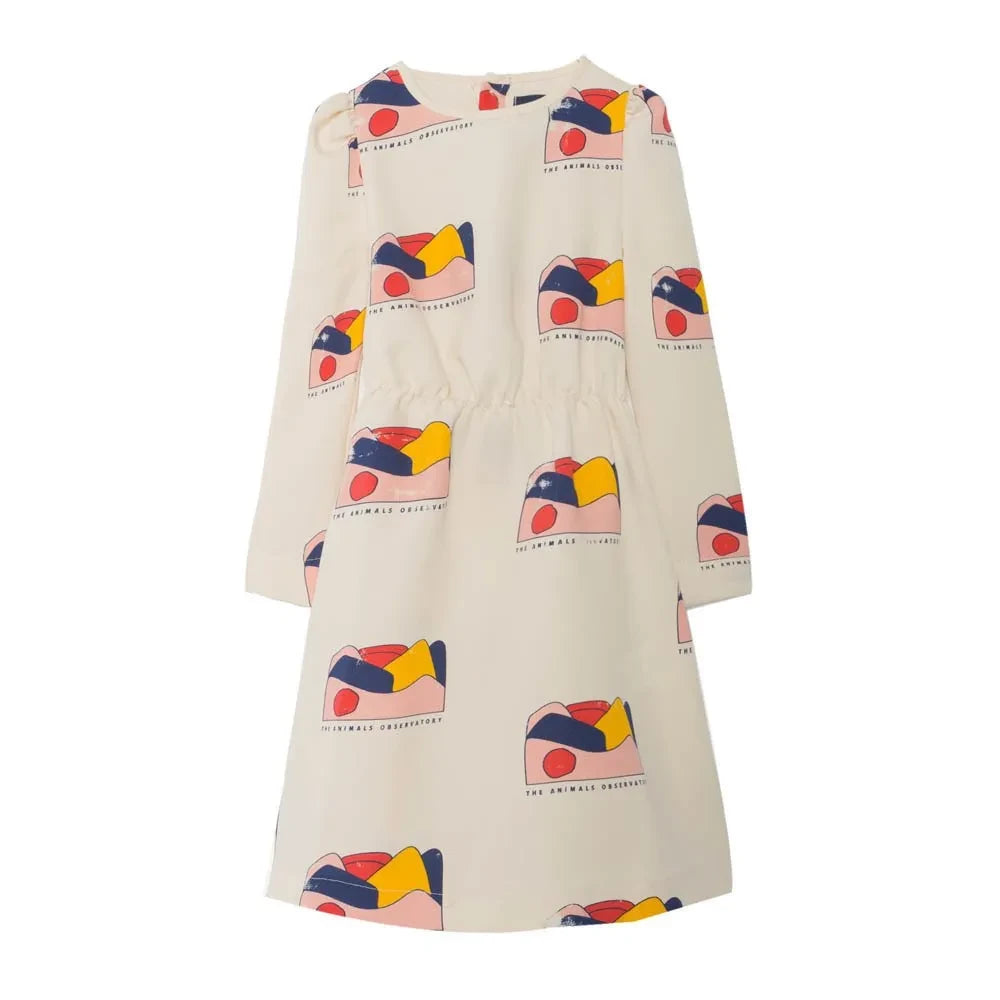 The Animals Observatory - Landscape Dolphin Dress | Ecru