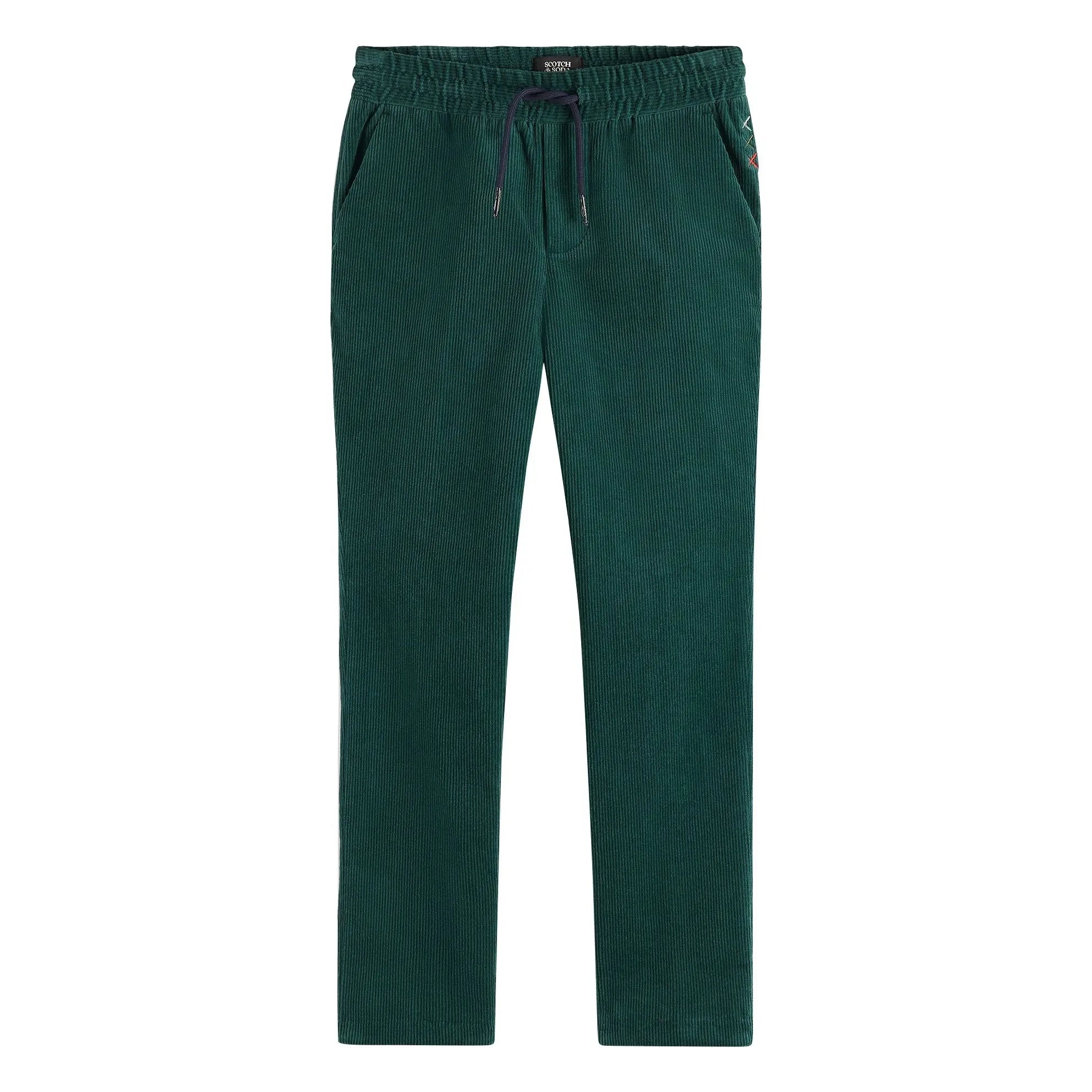 Scotch & Soda - Velvet Chino Pants | Green