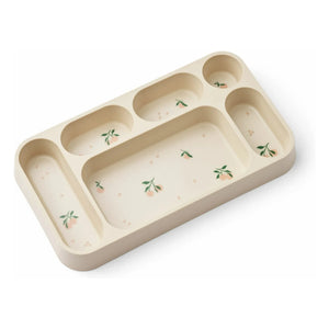 Liewood - Mosu compartment plate | Peach/Sea Shell
