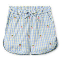 Flöss - Millie Vichy Shorts | Light Blue