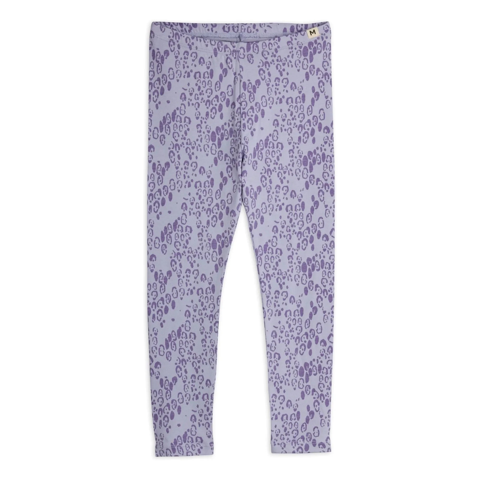 Mini Rodini - Organic Cotton Leopard Leggings | Mauve