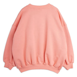 Mini Rodini - Nakışlı Fare Organik Pamuklu Sweatshirt | Pembe