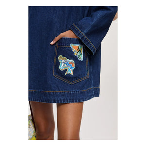Alémais - Speedy Denim Elbise | Indigo