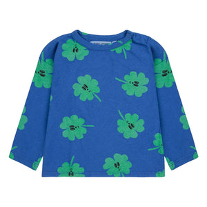 Bobo Choses - Organic Cotton Clover T-Shirt | Blue