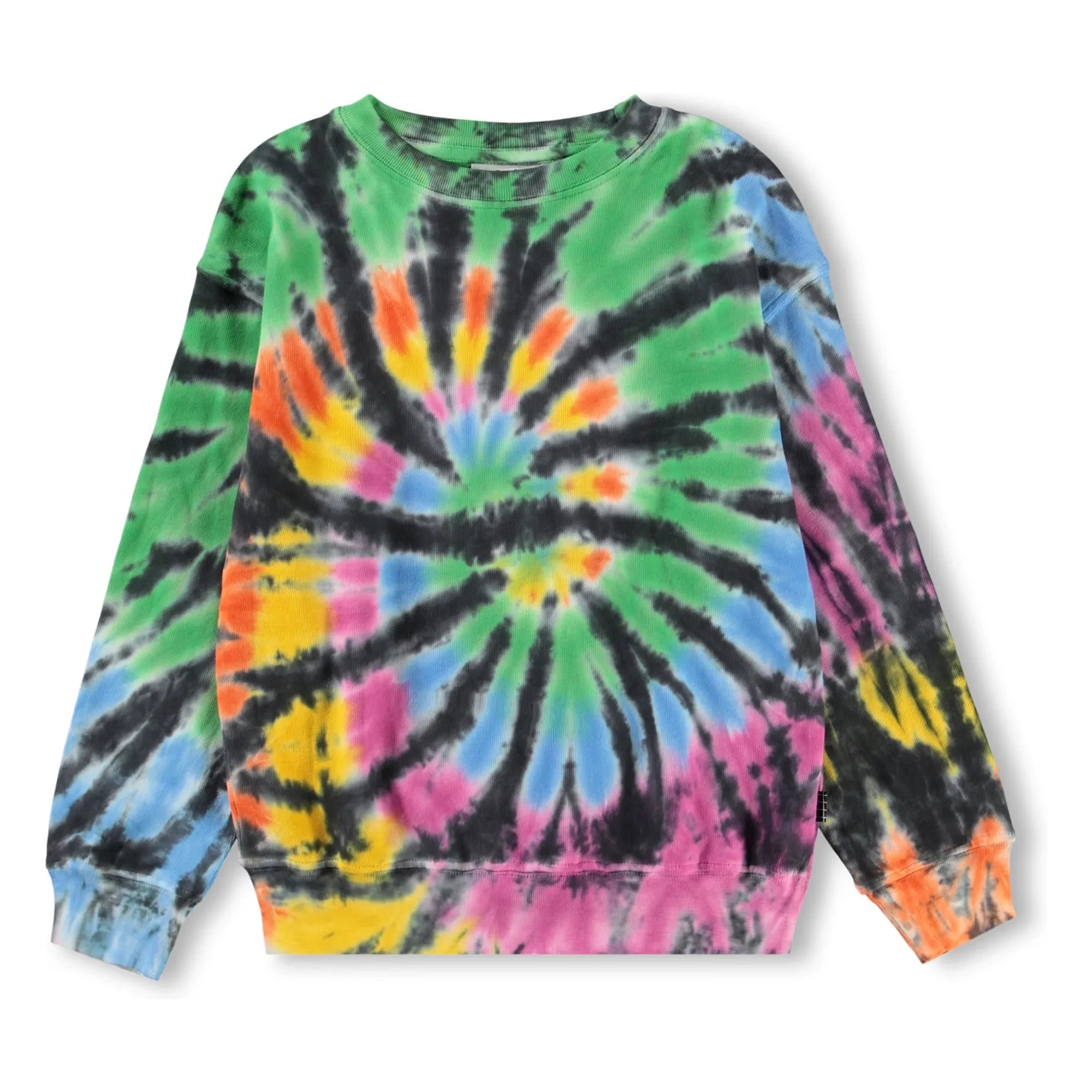 Molo - Memphis Tie and Dye Organic Cotton Sweatshirt | Black