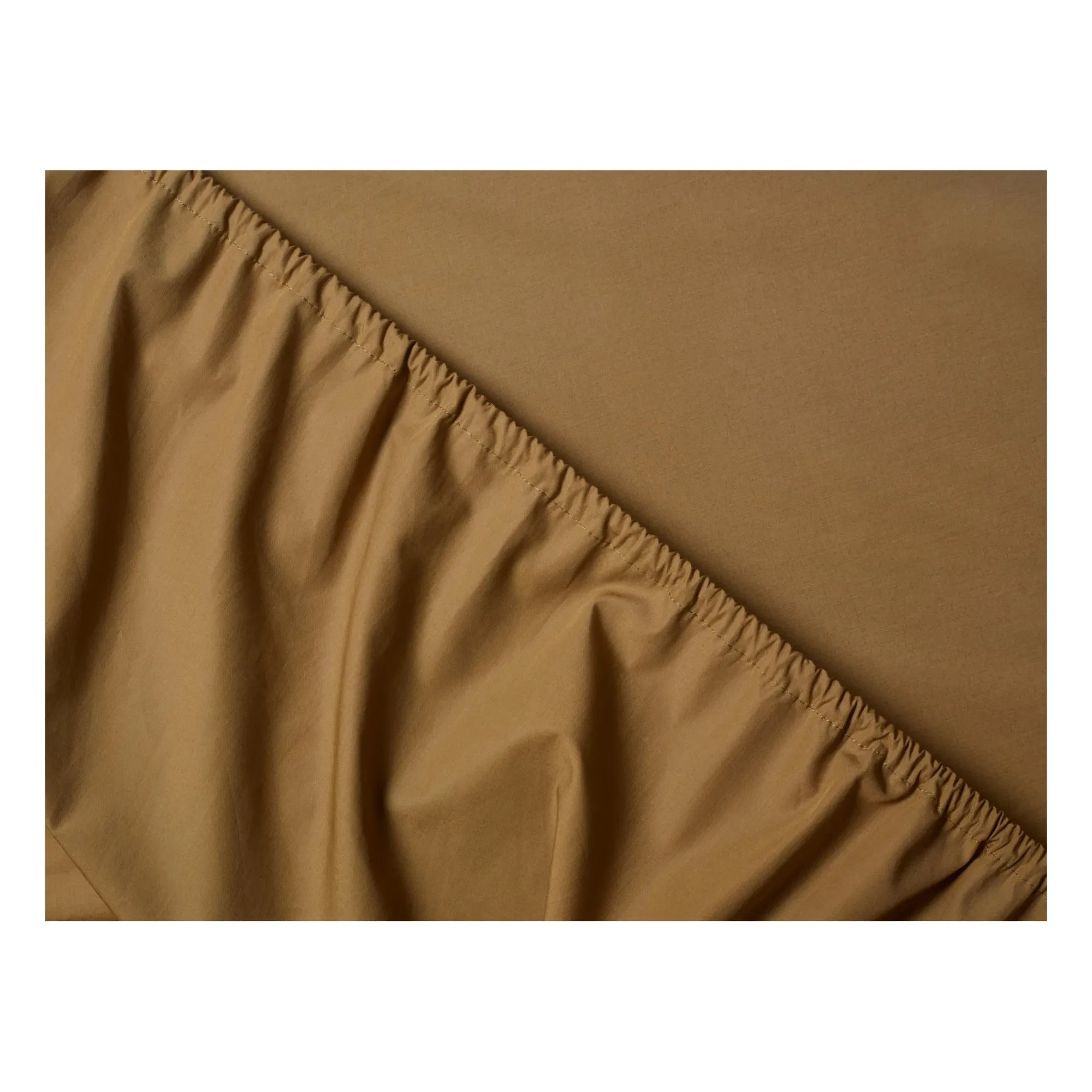 Suite 702 - Organic Percale Fitted Sheet | Khaki