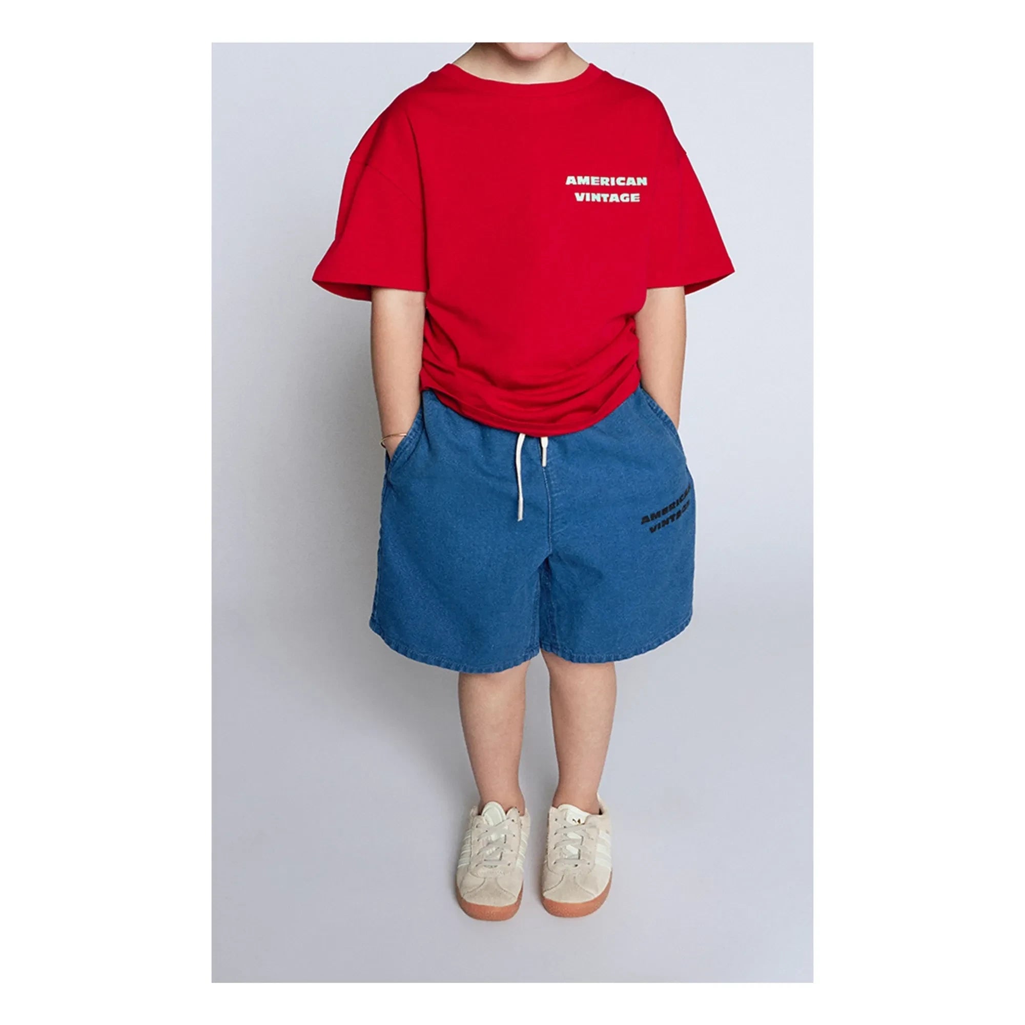American Vintage - Bermuda Workwear Cordon Comow | Blue