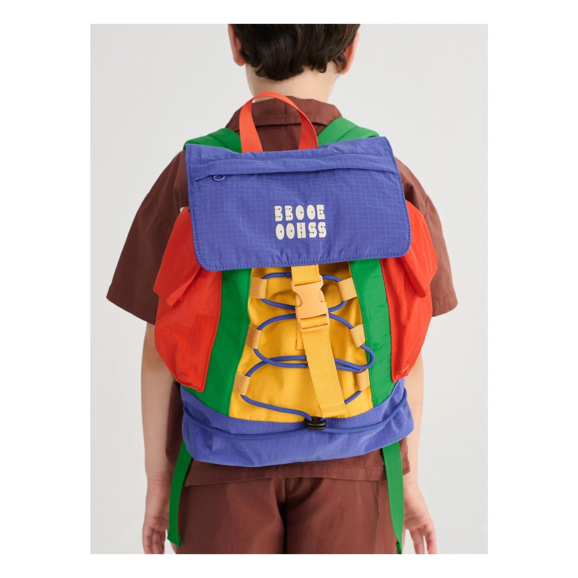Bobo Choses - Bobo Choses Color Block Backpack | Blue