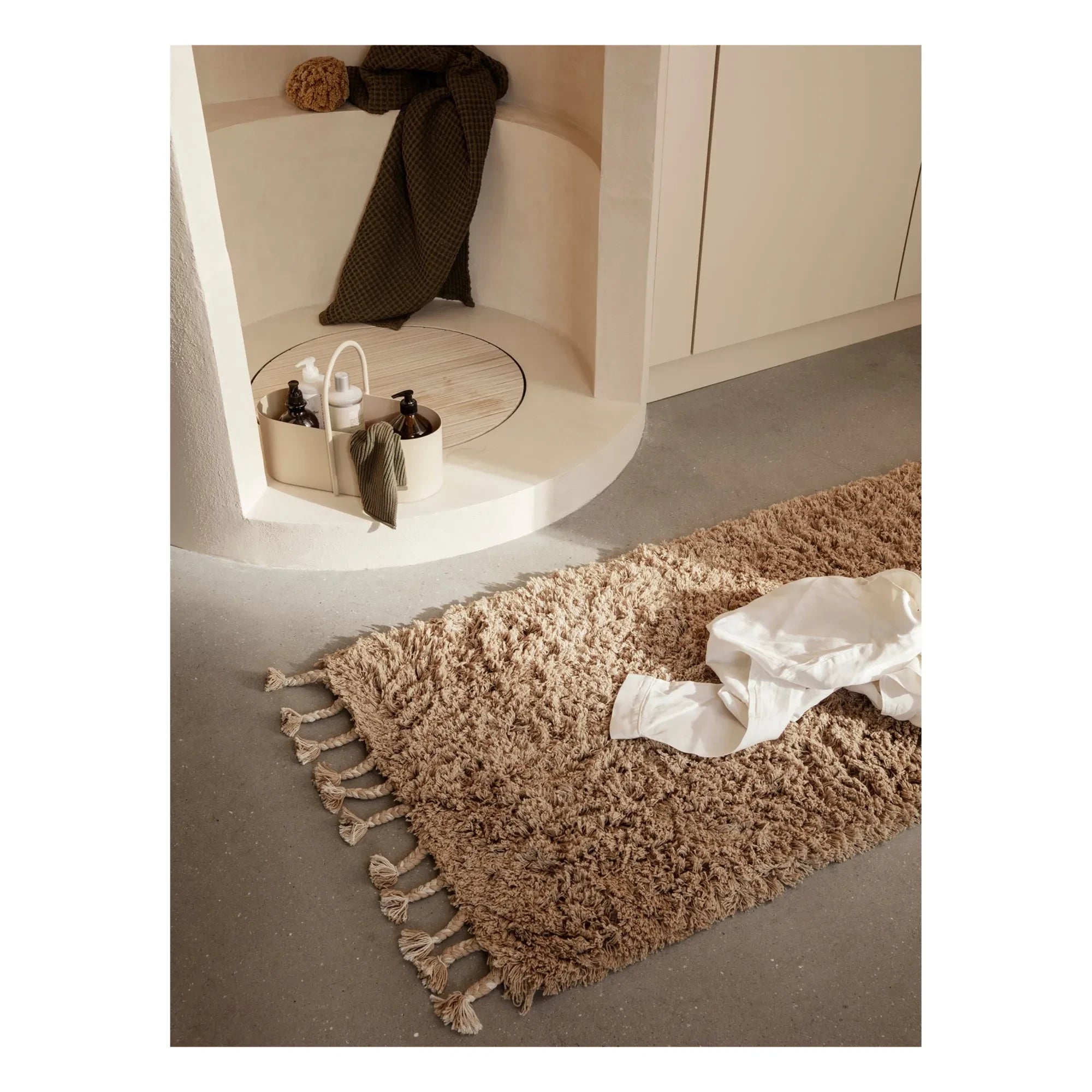 Ferm Living - Beige Amass Rug