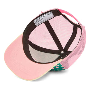 Hello Hossy - Trucker Garden Joy Curved Visor Hat Recycled Fibers | Green