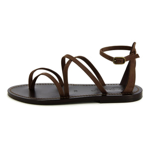 K.Jacques - Menandre Nubuck Sandals | Chestnut