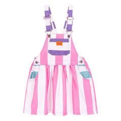 Favorite People - Amore Striped Romper Dress | Pink