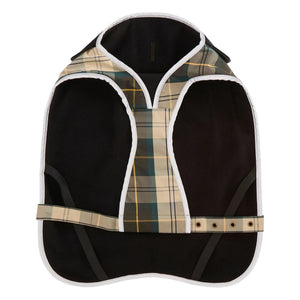 Barbour - Waterproof plaid dog jacket | Beige