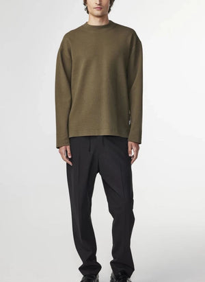 NN.07 - Benja 3530 organic cotton sweatshirt | Olive brown