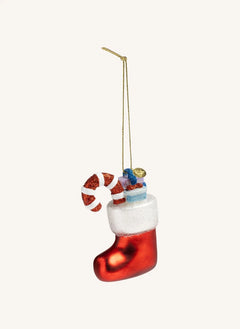 &Klevering - Christmas decoration Sock | Red