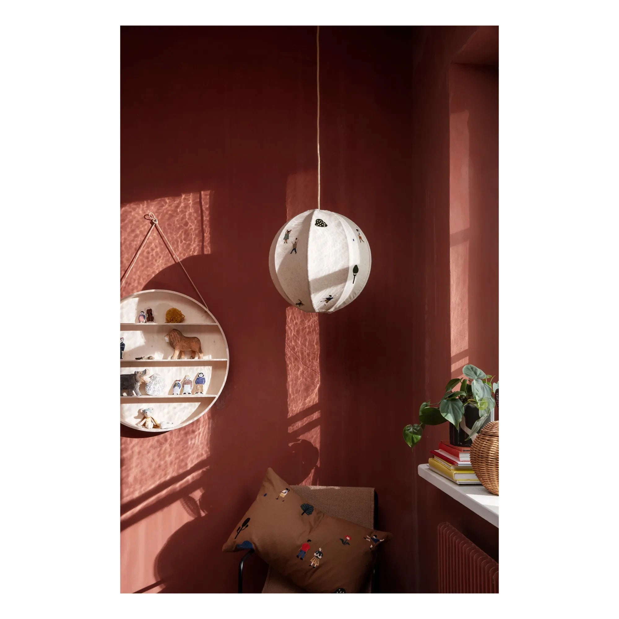 Ferm Living Kids - The Park Embroidered Lampshade