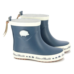 Tartine et Chocolat - Welly Patch Rain Boots | Blue